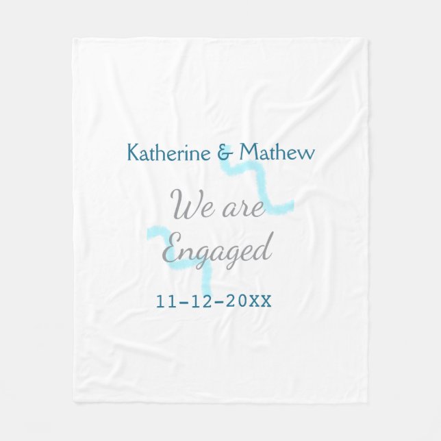 Manta Polar Estamos comprometidos con la espiral de acuarela g (Anverso)