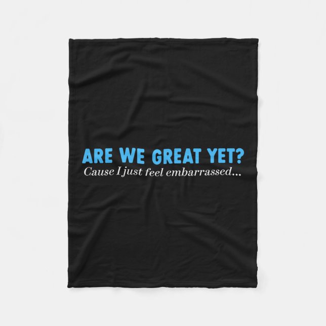 Manta Polar ¿Estamos Geniales, Pero Me Siento Embarazada? (Anverso)