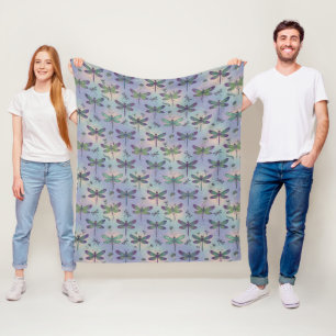 Manta Polar Estampado de libélula