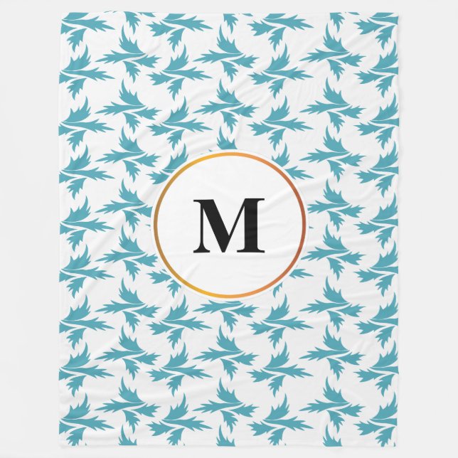 Manta Polar estampado de mariposa (Anverso)