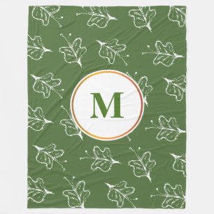 Manta Polar estampado de mariposa