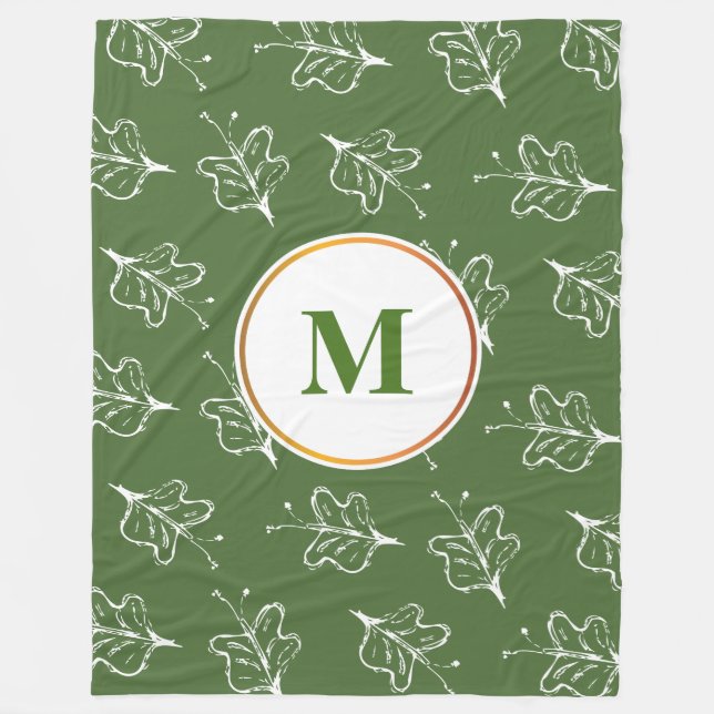 Manta Polar estampado de mariposa (Anverso)