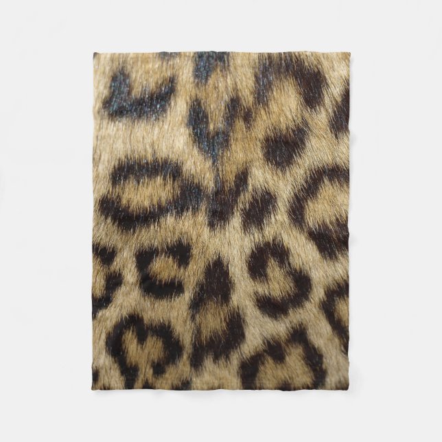 Manta Polar Estampado leopardo (Anverso)