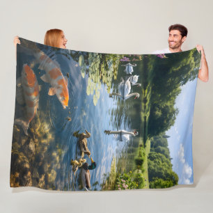 Manta Polar Estanque Marino y Lago del Cisne Altridge D fleece