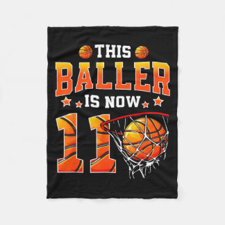 Manta Polar Este Baloncestista Cumple 11 Años Cumpleaños 11 De
