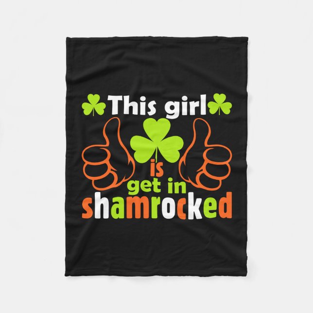 Manta Polar Este Chica Se Está Volviendo Mareado. (Anverso)