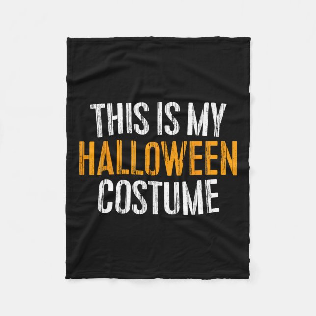 Manta Polar Este Es Mi Disfraz De Halloween (Anverso)