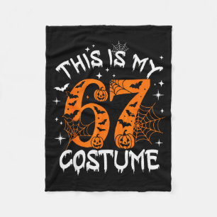 Manta Polar Este es mi disfraz de Halloween 67 número 6 7 meme