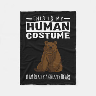 Manta Polar Este es mi disfraz humano, en realidad soy un oso 