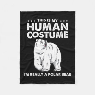 Manta Polar Este es mi disfraz humano. Soy un oso polar.
