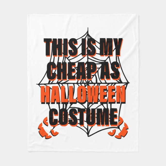 Manta Polar Este Es Mi Traje De Halloween - Halloween (Anverso)