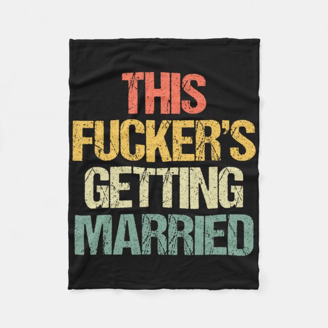 Manta Polar Este se casa - Despedida de soltero divertida G (Anverso)