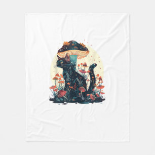 Manta Polar Estética Cottagecore Goblincore Hongo Fairycor