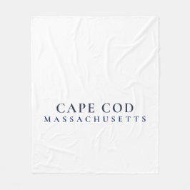 Manta Polar Estilo de hogar costero elegante de Cape Cod Massa