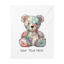 Estilo de mosaico: Oso y corazón de bebé