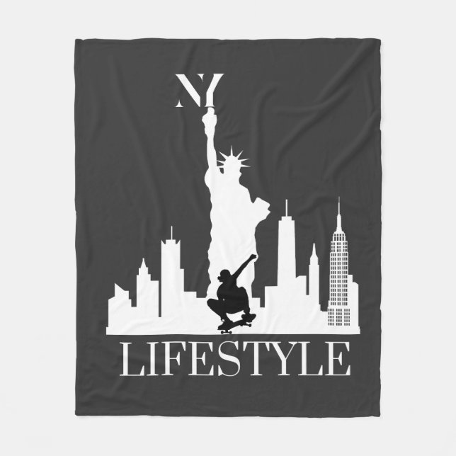 MANTA POLAR ESTILO DE VIDA DE NUEVA YORK (Anverso)