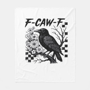Manta Polar Estilo divertido y esencial de F Caw F