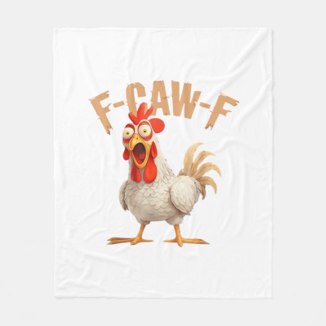 Manta Polar Estilo Estético Clásico F-Caw-F (Anverso)