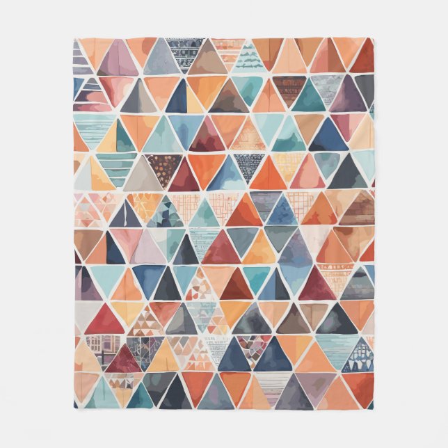 Manta Polar Estilo mosaico (Anverso)