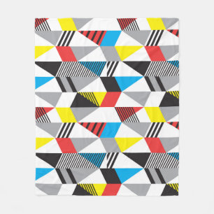 Manta Polar Estilo Retro Bauhaus: Resumen sin Marea