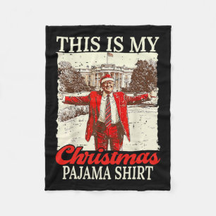 Manta Polar Estos son mis Navidades Navidades de pijamas, Sant