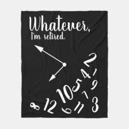 Manta Polar Estoy cansado Gracioso Retiro Tiempo de Retiro Neg