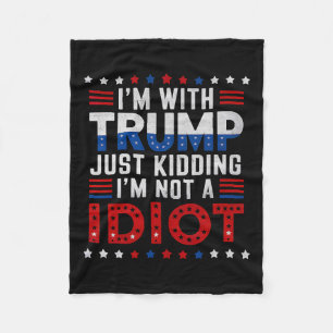 Manta Polar Estoy con Trump que me está matando, no soy idiota