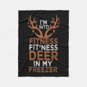 Manta Polar Estoy en el gimnasio Deer Freezer Funny Hunter Dad
