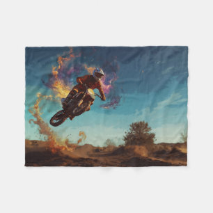 Manta Polar Estoy en llamas - Motocross Rider