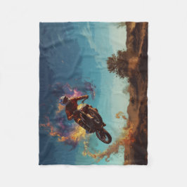 Manta Polar Estoy en llamas - Motocross Rider