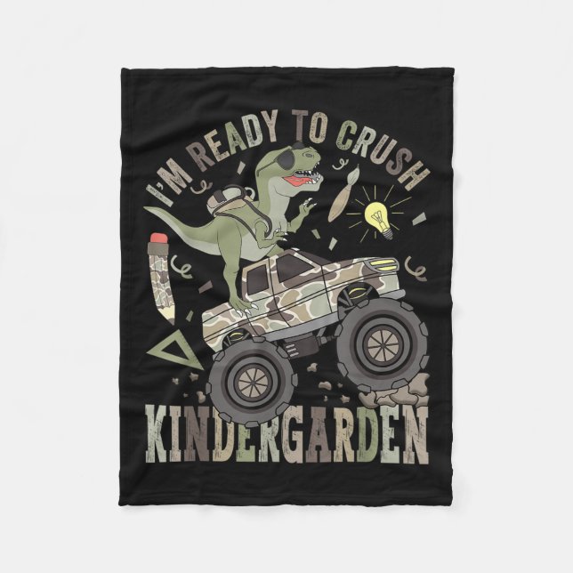 Manta Polar Estoy listo para aplastar el monstruo de jardín de (Anverso)