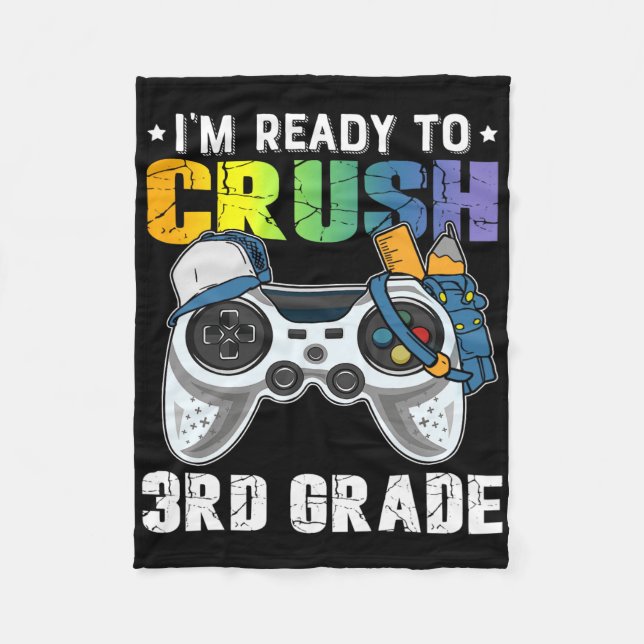 Manta Polar Estoy listo para aplastar el videojuego de 3er gra (Anverso)