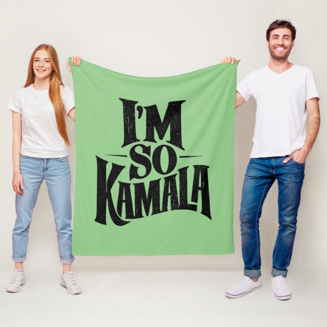Manta Polar Estoy tan Kamala Brat Green Meme (In situ)