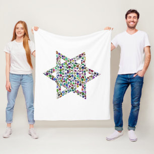 Manta Polar Estrella de David