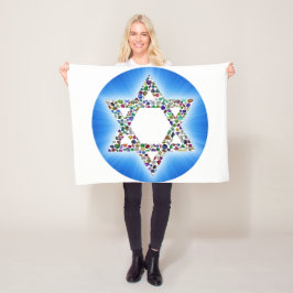 Manta Polar Estrella de David