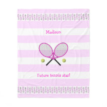 Estrella de tenis de futuro rosa personalizada a r