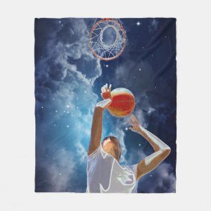 Manta Polar Estrella futurista de baloncesto