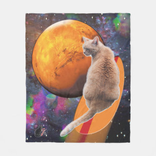 Manta Polar Estrella Surfista-Gato Pimiento