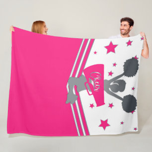 Manta Polar Estrellas Calientes de Rosa y Plata Chicas de Porr