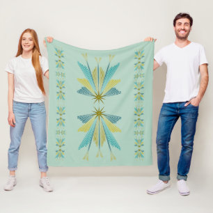 Manta Polar Estrellas de hadas medianas funda de pistachio