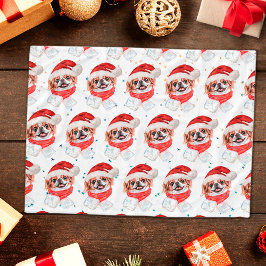 Manta Polar Estrellas de Navidad de la raza de perro Chin Japo
