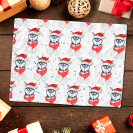 Manta Polar Estrellas de Navidad de la raza de perro Husky Sib