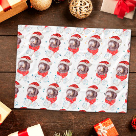 Manta Polar Estrellas de Navidad de la raza de perro Newfypoo