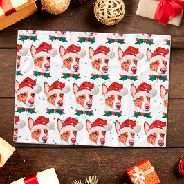 Manta Polar Estrellas de Navidades de raza de perro de Podengo