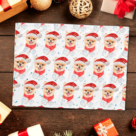 Manta Polar Estrellas de Navidades de raza de perro de Pomeran