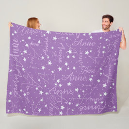 Manta Polar Estrellas del cielo ultravioleta (con su nombre)