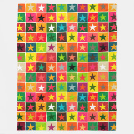 Manta Polar Estrellas en caja de navidades