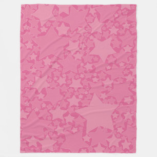 Manta Polar Estrellas, estrellas, estrellas - rosa