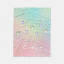 Estrellas holográficas Pastel swirl y cinta linda