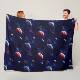 Manta Polar Estrellas, planetas, galaxia, tema del espacio ext